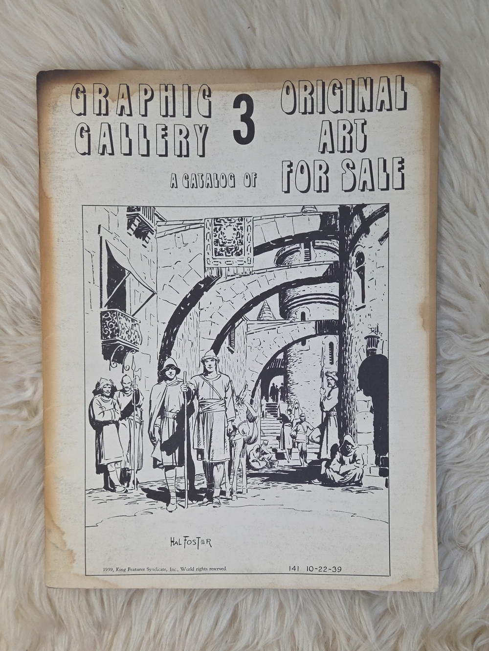Rare 1974 Graphic Gallery No. 3 by Russ Cochran Original Comic Art Sales Catalog